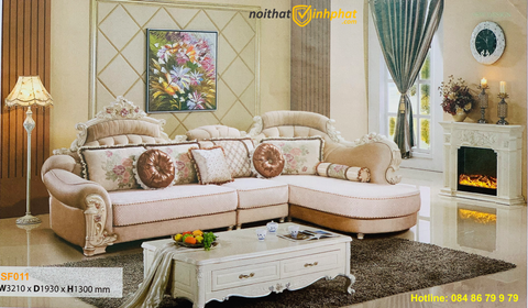 Sofa tân cổ điển cao cấp Hoà Phát SF011