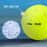 Hộp bóng Pickleball chính hãng Li-Ning ( loại 26 lỗ và 40 lỗ ) (Hộp 3 quả)