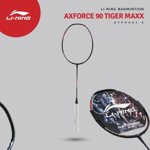 Vợt cầu lông Thunder 90 Tiger MAX (4U) màu đỏ AYPS073-2