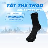 Tất thể thao chính hãng Li-ning Nam AWSV021 Tất cao cổ Unisex