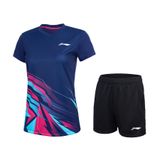 Bộ quần áo cầu lông nữ chính hãng Li-Ning P-AATV014 thoáng khí, mát mẻ