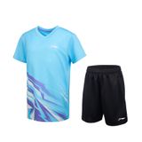 Bộ quần áo cầu lông trẻ em chính hãng Li-Ning P-AATV028 thông thoáng, mát mẻ.