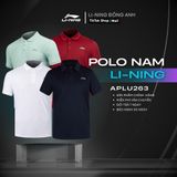 Áo Polo nam chính hãng Li-ning APLU263 Menswear Có Cổ