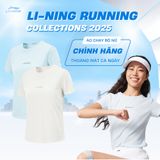 Áo thun nữ tập luyện và chạy bộ chính hãng Li-Ning ATSV098