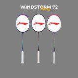 Vợt cầu lông WINDSTORM 72 Trọng lượng 6U (3 Màu) Cán Vợt Carbon