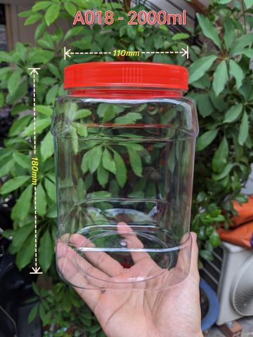 A16 - MÃ 018 - HŨ NHỰA 2000ML