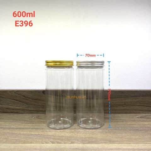 A61 - Mã E396 - Hũ Nắp Nhôm Vặn 600ml