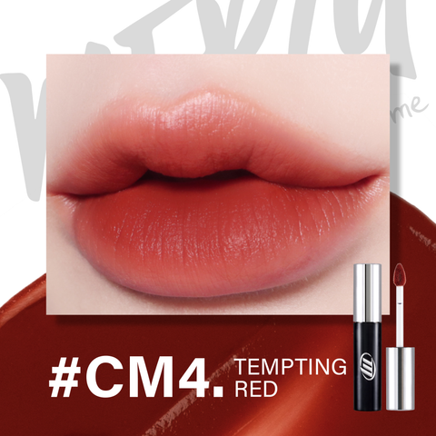 Son Kem Lì Merzy Cyber Mellow Tint #CM4 Tempting Red