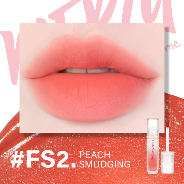 (New) Son Kem Lì Merzy Fruity Smudging Velvet Tint #FS2 Peach Smudging