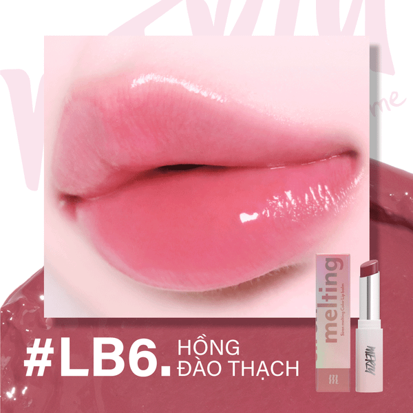 (New) Son Dưỡng Có Màu Merzy Siren Melting Color Lipbalm #LB6 Berry Moor