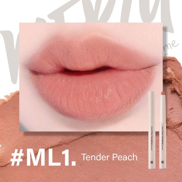 Chì Kẻ Viền Môi Merzy Mood Over Smudging Lip Pencil #ML1