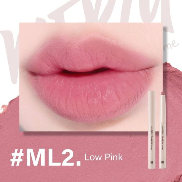 Chì Kẻ Viền Môi Merzy Mood Over Smudging Lip Pencil #ML2