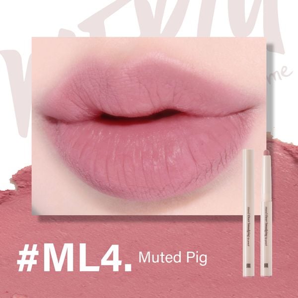 Chì Kẻ Viền Môi Merzy Mood Over Smudging Lip Pencil #ML4
