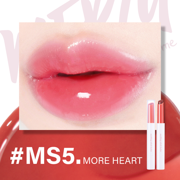 (New) Son Dưỡng Có Màu Merzy More Shine Melting Stick Balm #MS05 More Heart