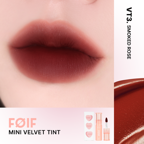 [HB Gift] [Hàng tặng không bán] Mini FOIF BY MERZY Velvet Tint #VT3 Smoked Rose
