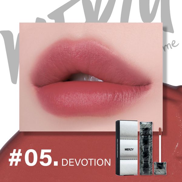 (New) Son Kem Lì Merzy Puffer Velvet Tint #05 Devotion