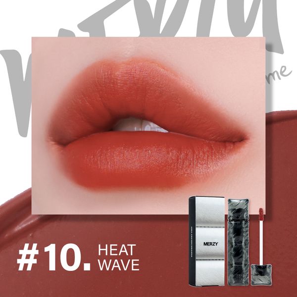 (New) Son Kem Lì Merzy Puffer Velvet Tint #10 Heat Wave