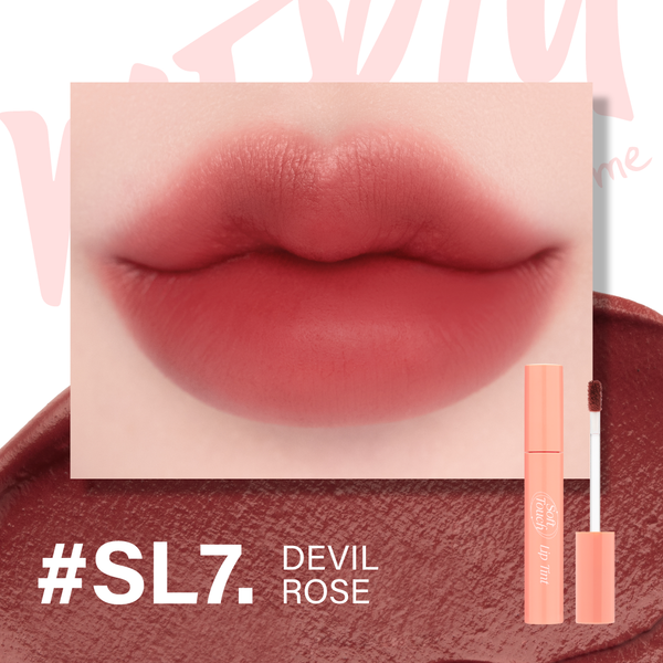 (Peach Fuzz Edition) Son Kem Lì Merzy Soft Touch Lip Tint #SL07
