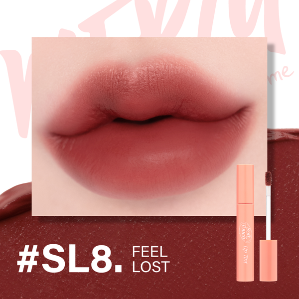(Peach Fuzz Edition) Son Kem Lì Merzy Soft Touch Lip Tint #SL08