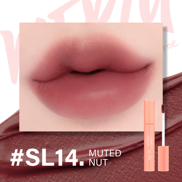 (Peach Fuzz Edition) Son Kem Lì Merzy Soft Touch Lip Tint #SL14