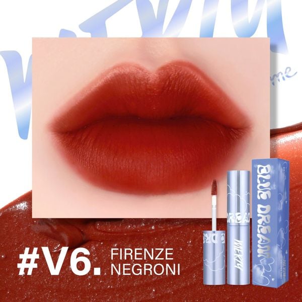 (New)(Blue Dream Valentine) Son Kem Lì Merzy The First Velvet Tint #V6
