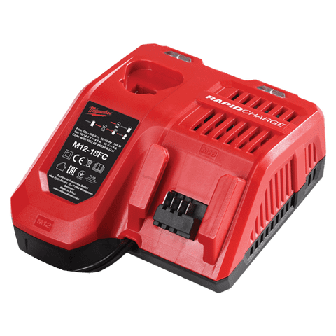 Bộ Sạc Nhanh Pin 12V và 18V Milwaukee M12-18FC