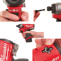 Máy Vặn Vít Milwaukee M12 FID (Hộp nhựa, Không Pin - Sạc)