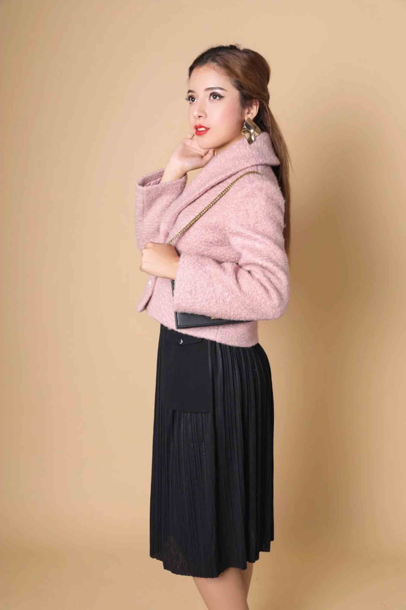 Áo Vest Dạ Lửng Cổ Sen VE007 - Saii Studio
