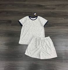 BỘ THUN COTTON ĐÙI UMI YELLOW HỌA TIẾT