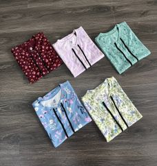 BỘ THUN COTTON 100% DÀI PHỐI VIỀN GIỮA UMI YELLOW