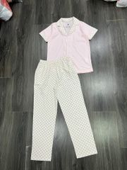 BỘ PIJAMA DÀI CỔ BẺ