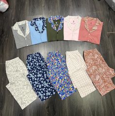 BỘ PIJAMA DÀI CỔ BẺ