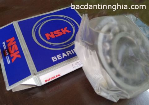 Bạc đạn vòng bi 1205 NSK 25*52*15 mm