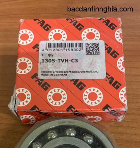 Bạc đạn vòng bi 1305-TVH FAG 25*62*17 mm