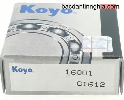 Bạc đạn vòng bi 16001 KOYO 12x28x7 mm