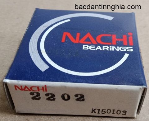 Bạc đạn vòng bi 2202 NACHI 15x35x14mm