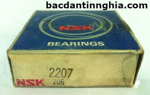 Bạc đạn vòng bi 2207 NSK 35*72*23 mm