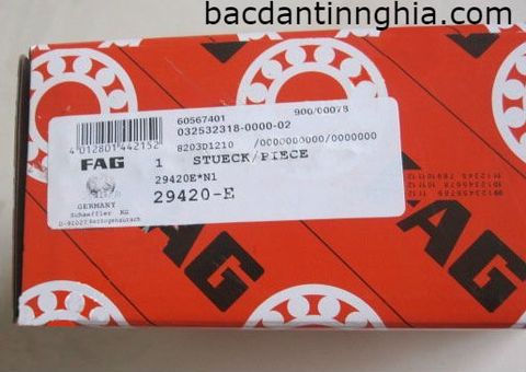 Bạc đạn (vòng bi) chà cà na 29420 FAG