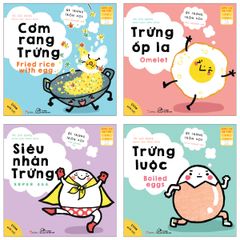 Ehon Nhận Biết - Bé Trứng Tròn Xoe (Từ 1-6 Tuổi) (Tùy chọn theo chủ đề)