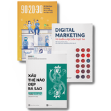 Combo Sách Marketing Bán Chạy: 90-20-30 + Rio Book No.1 - Xấu Thế Nào, Đẹp Ra Sao + Digital Marketing - Từ Chiến Lược Đến Thực Thi