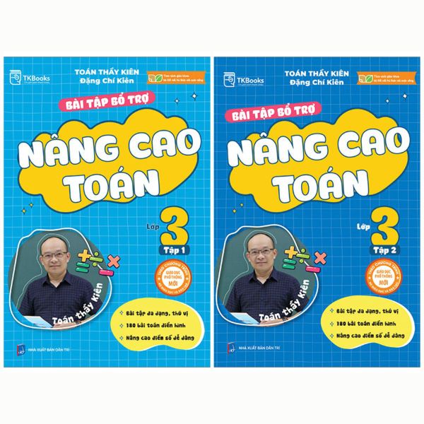 Bài tập bổ trợ nâng cao Toán lớp 3 - Theo Chương Trình GDPT Của Bộ Kết Nối Tri Thức - (Tập 1 và Tập 2)