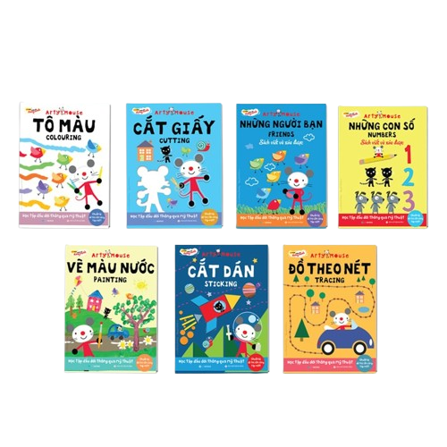 Arty Mouse - Học Tập Đầu Đời Thông Qua Mỹ Thuật (Cuốn lẻ)