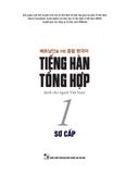 Tiếng Hàn Tổng Hợp Dành Cho Người Việt Nam - Sơ Cấp 1 - Bản Đen Trắng