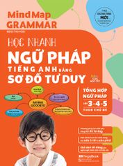 Mindmap Grammar - Học Nhanh Ngữ Pháp Tiếng Anh Bằng Sơ Đồ Tư Duy (Tổng Hợp Ngữ Pháp Lớp 3-4-5 Theo Chủ Đề)