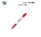 Bút Bi 0.8 mm Thiên Long TL-08 - Mực Đỏ