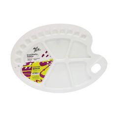 Khay đựng màu Mont Marte Oval Plastic Palette 34x25cm - MM-MCG0008