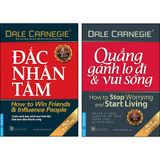 Combo 2 Cuốn Của Tác Giả Dale Carnegie: Đắc Nhân Tâm + Quẳng Gánh Lo Đi Và Vui Sống
