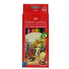Bút Chì Màu Classic Knight 12 màu dài - Faber-Castell 115852