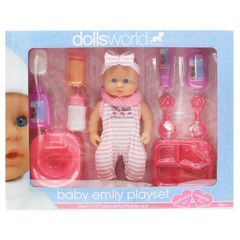 Đồ chơi búp bê tắm cùng bé Emily - Dolls World DW60238