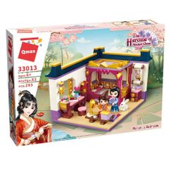 Đồ chơi xếp hình Qman 33013 - Phòng ngủ của Hoa Mộc Lan
